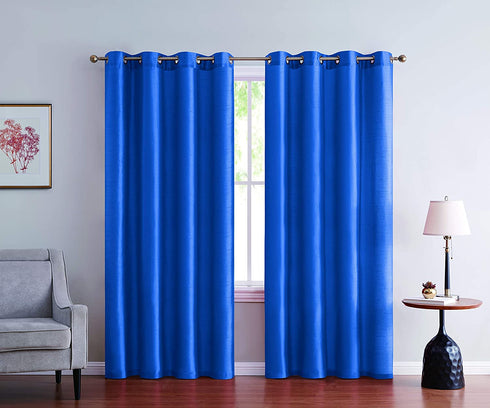 Adore the Decor™ Faux Silk 54 x 84 in. Single Grommet Curtain Panel